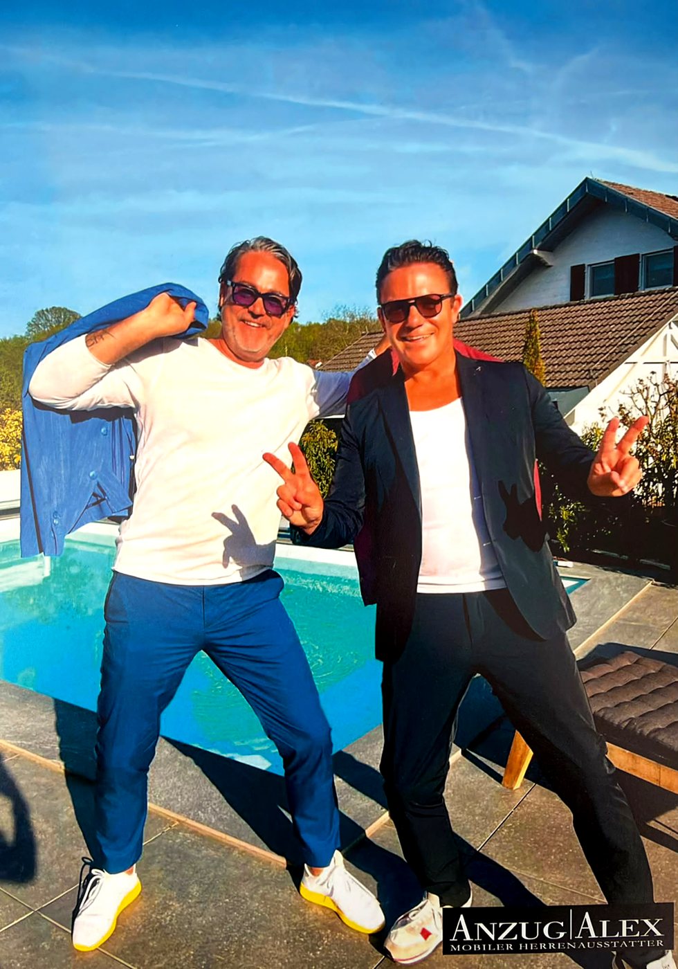 Alexander Desch mit Stefan Mross